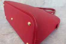 Load image into Gallery viewer, HERMES BOLIDE 35 Fjord leather Rouge vif □G Engraving Shoulder bag 600080147
