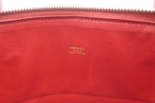 Load image into Gallery viewer, HERMES BOLIDE 35 Clemence leather Rouge vif ○Y Engraving Shoulder bag 800090246
