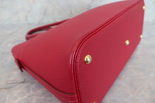 Load image into Gallery viewer, HERMES BOLIDE 35 Fjord leather Rouge vif □G Engraving Shoulder bag 600080147
