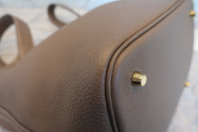 Load image into Gallery viewer, HERMES PICOTIN LOCK MM Clemence leather Etoupe gray Y Engraving Hand bag 700120034
