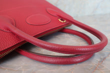 将图片加载到图库查看器，HERMES BOLIDE 35 Fjord leather Rouge vif □G刻印 Shoulder bag 600080147
