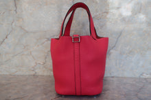 Load image into Gallery viewer, HERMES PICOTIN LOCK PM Clemence leather Rose extreme A Engraving Hand bag 700090133
