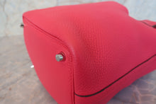 将图片加载到图库查看器，HERMES PICOTIN LOCK PM Clemence leather Rose extreme A刻印 Hand bag 700090133
