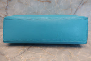 HERMES／エルメス ポシェットケリー ヴォースイフト ターコイズ □P刻印 ハンドバッグ 700070019