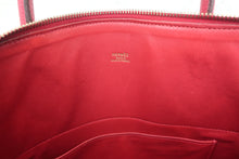 将图片加载到图库查看器，HERMES BOLIDE 35 Fjord leather Rouge vif □G刻印 Shoulder bag 600080147
