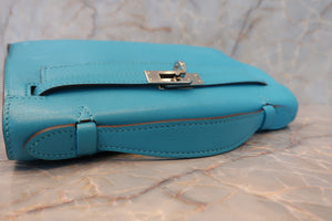 HERMES／エルメス ポシェットケリー ヴォースイフト ターコイズ □P刻印 ハンドバッグ 700070019