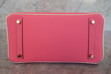 将图片加载到图库查看器，HERMES BIRKIN 30 Personal order Epsom leather Rose azalee/Craie/Matte gold hardware A刻印 Hand bag 700100192
