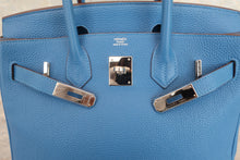 将图片加载到图库查看器，HERMES BIRKIN 30 Togo leather Mykonos □O刻印 Hand bag 600080186
