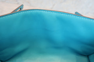 HERMES／エルメス ポシェットケリー ヴォースイフト ターコイズ □P刻印 ハンドバッグ 700070019