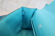 画像をギャラリービューアに読み込む, HERMES／エルメス ポシェットケリー ヴォースイフト ターコイズ □P刻印 ハンドバッグ 700070019
