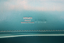 画像をギャラリービューアに読み込む, HERMES／エルメス ポシェットケリー ヴォースイフト ターコイズ □P刻印 ハンドバッグ 700070019
