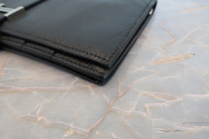 HERMES／エルメス ベアンスフレ ヴォーエプソン ブラック □R刻印 700030112
