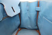 将图片加载到图库查看器，HERMES BIRKIN 30 Togo leather Mykonos □O刻印 Hand bag 600080186
