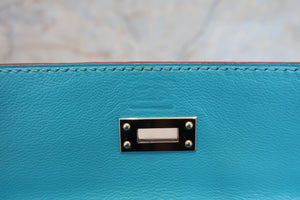 HERMES／エルメス ポシェットケリー ヴォースイフト ターコイズ □P刻印 ハンドバッグ 700070019