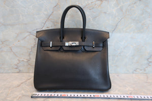 HERMES／エルメス バーキン25 トリヨンクレマンス ブラック □J刻印 ハンドバッグ 700070042