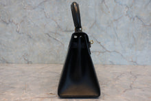 将图片加载到图库查看器，HERMES MINI KELLY 20 Box carf leather Black 〇S刻印 Shoulder bag 800050094
