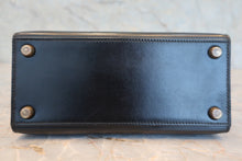 将图片加载到图库查看器，HERMES MINI KELLY 20 Box carf leather Black 〇S刻印 Shoulder bag 800050094
