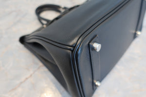 HERMES／エルメス バーキン25 トリヨンクレマンス ブラック □J刻印 ハンドバッグ 700070042