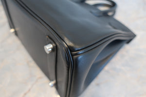 HERMES／エルメス バーキン25 トリヨンクレマンス ブラック □J刻印 ハンドバッグ 700070042