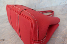 将图片加载到图库查看器，HERMES GARDEN PARTY TPM Negonda leather Rouge casaque □Q刻印 Tote bag 700100209
