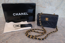 画像をギャラリービューアに読み込む, CHANEL/シャネル ミニマトラッセチェーンショルダーバッグ ラムスキン ネイビー/ゴールド金具 ショルダーバッグ 800010028
