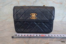 画像をギャラリービューアに読み込む, CHANEL/シャネル ミニマトラッセチェーンショルダーバッグ ラムスキン ネイビー/ゴールド金具 ショルダーバッグ 800010028
