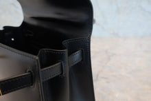 将图片加载到图库查看器，HERMES MINI KELLY 20 Box carf leather Black 〇S刻印 Shoulder bag 800050094
