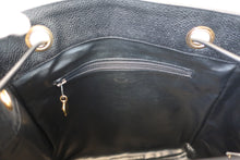 Load image into Gallery viewer, CHANEL CC Chain back pack Caviar skin Black/Gold hadware Back pack 700120041
