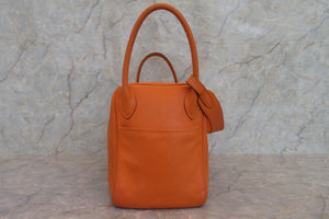 HERMES／エルメス リンディ30 トリヨンクレマンス オレンジ □M刻印 ショルダーバッグ 700030049