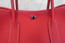 将图片加载到图库查看器，HERMES GARDEN PARTY TPM Negonda leather Rouge casaque □Q刻印 Tote bag 700100209
