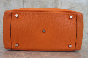 HERMES／エルメス リンディ30 トリヨンクレマンス オレンジ □M刻印 ショルダーバッグ 700030049