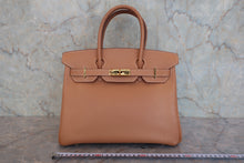 将图片加载到图库查看器，HERMES BIRKIN 30 Graine Couchevel leather Natural 〇Z刻印 Hand bag 800080162
