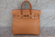 将图片加载到图库查看器，HERMES HAUT A COURROIRE 32 Veche lether Natural □F刻印 Hand bag 600080142
