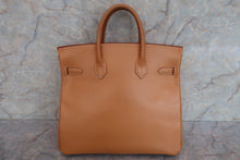 将图片加载到图库查看器，HERMES HAUT A COURROIRE 32 Veche lether Natural □F刻印 Hand bag 600080142
