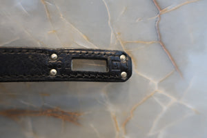 HERMES／エルメス バーキン25 トリヨンクレマンス ブラック □J刻印 ハンドバッグ 700070042