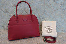 画像をギャラリービューアに読み込む, HERMES／エルメス ボリード27 ヴォーエプソン ルージュグレナ X刻印 ショルダーバッグ 800050104
