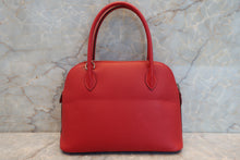 將圖片載入圖庫檢視器 HERMES／エルメス ボリード27 ヴォーエプソン ルージュカザック T刻印 ショルダーバッグ 700070017
