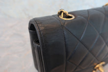 将图片加载到图库查看器，CHANEL/香奈儿 戴妃 CF 链条包 羊皮 Black/Gold hadware(黑色/金色金属) 肩背包 800020178
