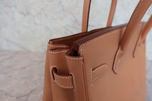 将图片加载到图库查看器，HERMES BIRKIN 30 Graine Couchevel leather Natural 〇Z刻印 Hand bag 800080162
