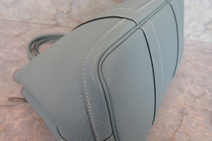 HERMES／エルメス ガーデンパーティPM ネゴンダ シエル □P刻印 トートバッグ 700050259