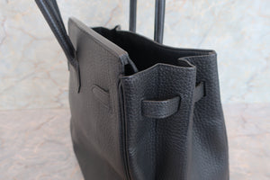 HERMES／エルメス バーキン35 フィヨルド ブラック 〇Z刻印 ハンドバッグ 700080047