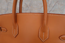 将图片加载到图库查看器，HERMES HAUT A COURROIRE 32 Veche lether Natural □F刻印 Hand bag 600080142
