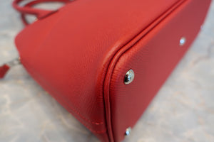 HERMES／エルメス ボリード27 ヴォーエプソン ルージュカザック T刻印 ショルダーバッグ 700070017