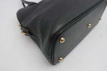 Load image into Gallery viewer, HERMES BOLIDE 31 Clemence leather Black A Engraving Shoulder bag 800090152
