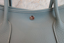 画像をギャラリービューアに読み込む, HERMES／エルメス ガーデンパーティPM ネゴンダ シエル □P刻印 トートバッグ 700050259
