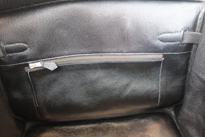 HERMES／エルメス バーキン35 フィヨルド ブラック 〇Z刻印 ハンドバッグ 700080047