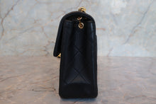 画像をギャラリービューアに読み込む, CHANEL/シャネル ミニマトラッセシングルフラップチェーンショルダーバッグ ラムスキン ブラック/ゴールド金具 ショルダーバッグ 800010052
