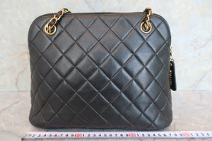 CHANEL/シャネル マトラッセチェーンショルダーバッグ ラムスキン ブラック/ゴールド金具 ショルダーバッグ 600070031