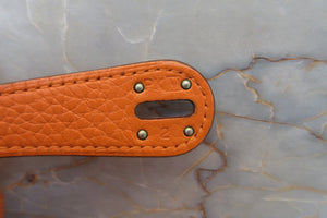 HERMES／エルメス リンディ30 トリヨンクレマンス オレンジ □M刻印 ショルダーバッグ 700030049
