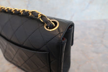 画像をギャラリービューアに読み込む, CHANEL/シャネル ミニマトラッセシングルフラップチェーンショルダーバッグ ラムスキン ブラック/ゴールド金具 ショルダーバッグ 800010052
